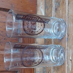2, Vingage, 2 Gingers Whiskey glasses